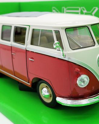Modellino auto vw t1 scala 1/24