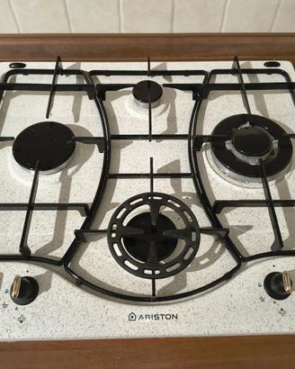 piano cottura a gas da 60cm Ariston come nuovo