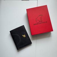 Portafoglio uomo in vera pelle nuovo con scatola