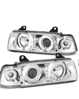 FARI BMW E36 90-99 ANGEL EYES FONDO CROMATO