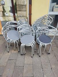 Sedie in alluminio robusto 