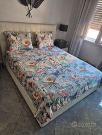 Set letto matrimoniale: Sacco copripiumino + 2 fed