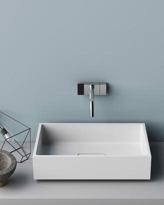 Lavabo in appoggio in corian
