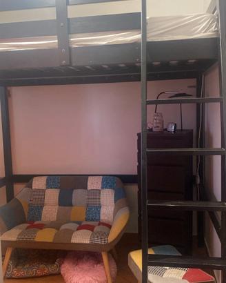 Letto a soppalco Ikea + materasso