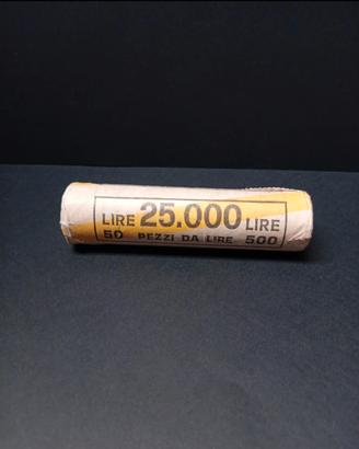 🇮🇹Rotolino Originale Zecca 500 lire - FDC