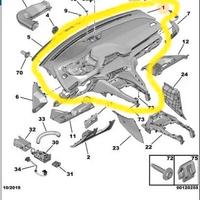PLANCIA CRUSCOTTO PEUGEOT 3008 5008 16180453ZD