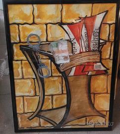 Quadro celebrativo satirico