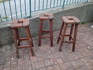 sgabelli legno 