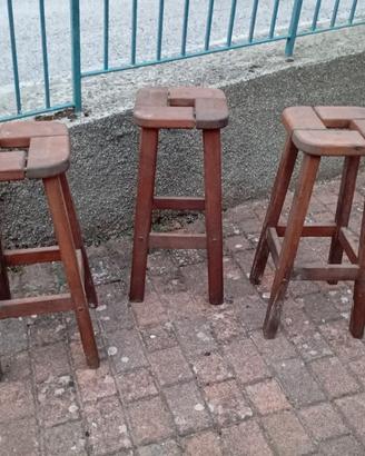 sgabelli legno 
