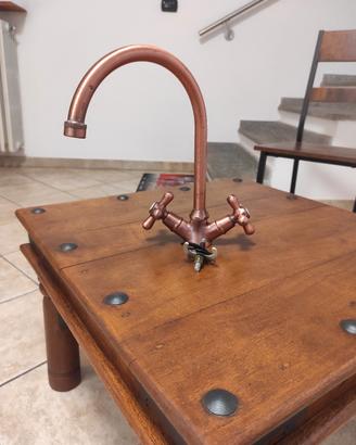 rubinetto da cucina ramato 