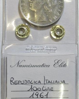 Moneta 100 Lire 1961 SPL/FDC periziata Grangia