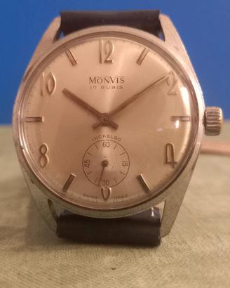 OROLOGIO VINTAGE MONVIS CARICA MANUALE UOMO