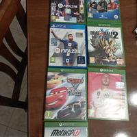 7 giochi assortiti per XBOX