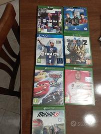 7 giochi assortiti per XBOX