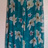 Abito lungo da cerimonia fiorato taglia unica