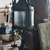 Lampada ferro battuto