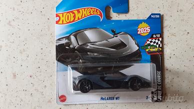 Hot Wheels McLaren W1 Grigio Antracite Race Day Mo