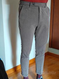 Pantalone grigio Calliope Man cropped fit 