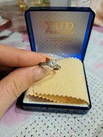 Anello Solitario Argento 925