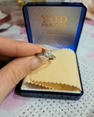 Anello Solitario Argento 925