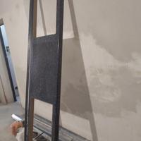 Top cucina finto marmo nero 240cm