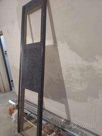 Top cucina finto marmo nero 240cm