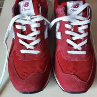 New Balance 574 rosse