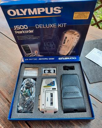 Registratore con 2 microcassette