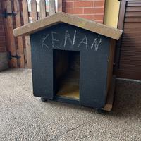 Cuccia cane in legno con isolamento