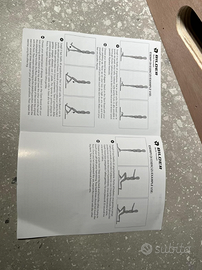 Tavola Inclinata Regolabile in Legno per esercizi