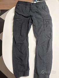 Pantaloni Cargo Joggers H&M Slim Fit – Neri – Tagl