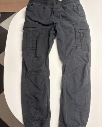 Pantaloni Cargo Joggers H&M Slim Fit – Neri – Tagl