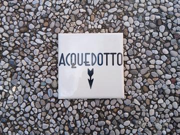 piastrella vintage acquedotto 
