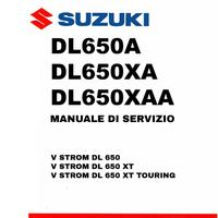 Manuale Officina IT Suzuki V strom 650 2017 a 2021