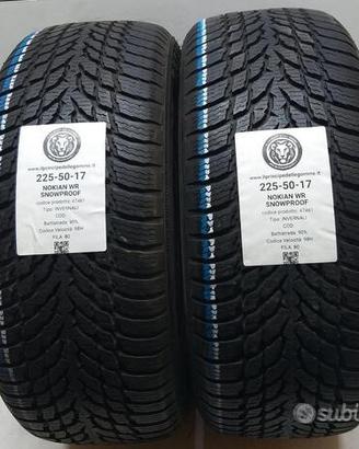 2 gomme 225 50 17 nokian a47461