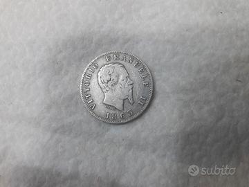 1 LIRA argento- 1863-