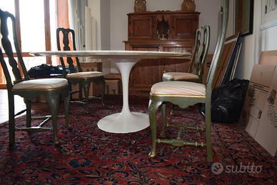 Numero 4 sedie anticate laccate