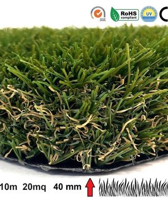 Prato 40 mm 2x10mt Artificiale Erba Sintetica 20MQ