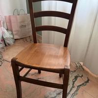 Sedie in legno massello – Set da 4 – Ottime condiz