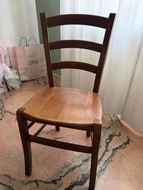 Sedie in legno massello – Set da 4 – Ottime condiz