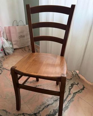 Sedie in legno massello – Set da 4 – Ottime condiz