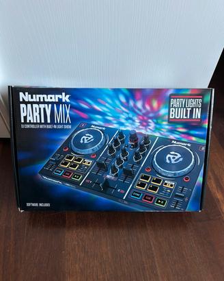 NumarK Party Mix DJ Controller con luci integrate