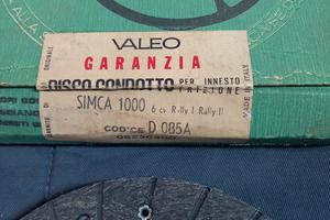 Disco frizione valeo per simca 1000 