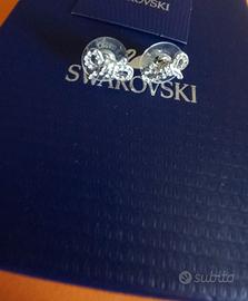 orecchini  Swarovski con fiocco con pietre