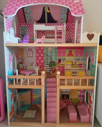 Casa delle Bambole per Bambini – 90x59x30 cm