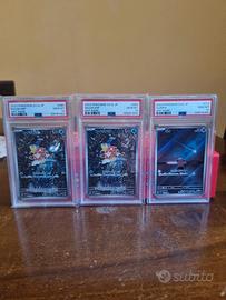 lotto 3 gradate psa10  due magikarp 080/113 e cle,