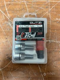 Kit bulloni cerchi  antirapina BUTZI