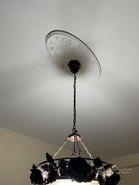 Plafoniera per luce da soffitto in vetro