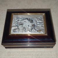 Portagioie Vintage "L'Exclusif" – Legno e Placca i