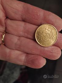 moneta 50 centesimi Italia 
